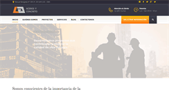 Desktop Screenshot of lg-acerosyconcreto.com