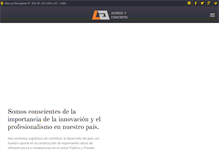 Tablet Screenshot of lg-acerosyconcreto.com